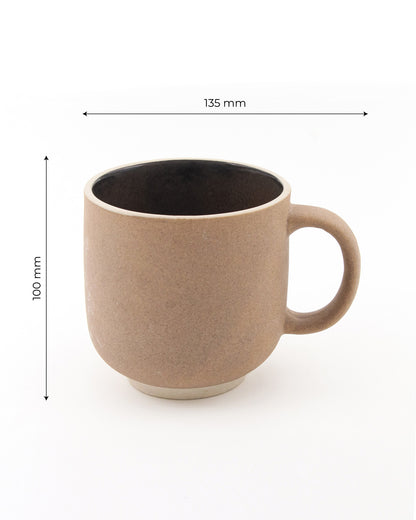 CEDAR BROWN / Single pc * 450ml || Elemental Shades Mug