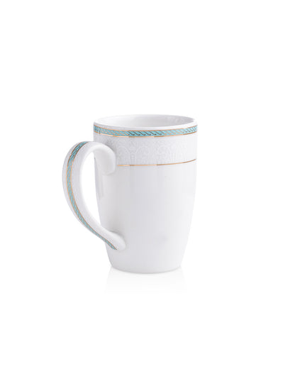 Ivory / Aqua / Set of 2 * 230ml || Stellar Collection || Mug _ Scallop