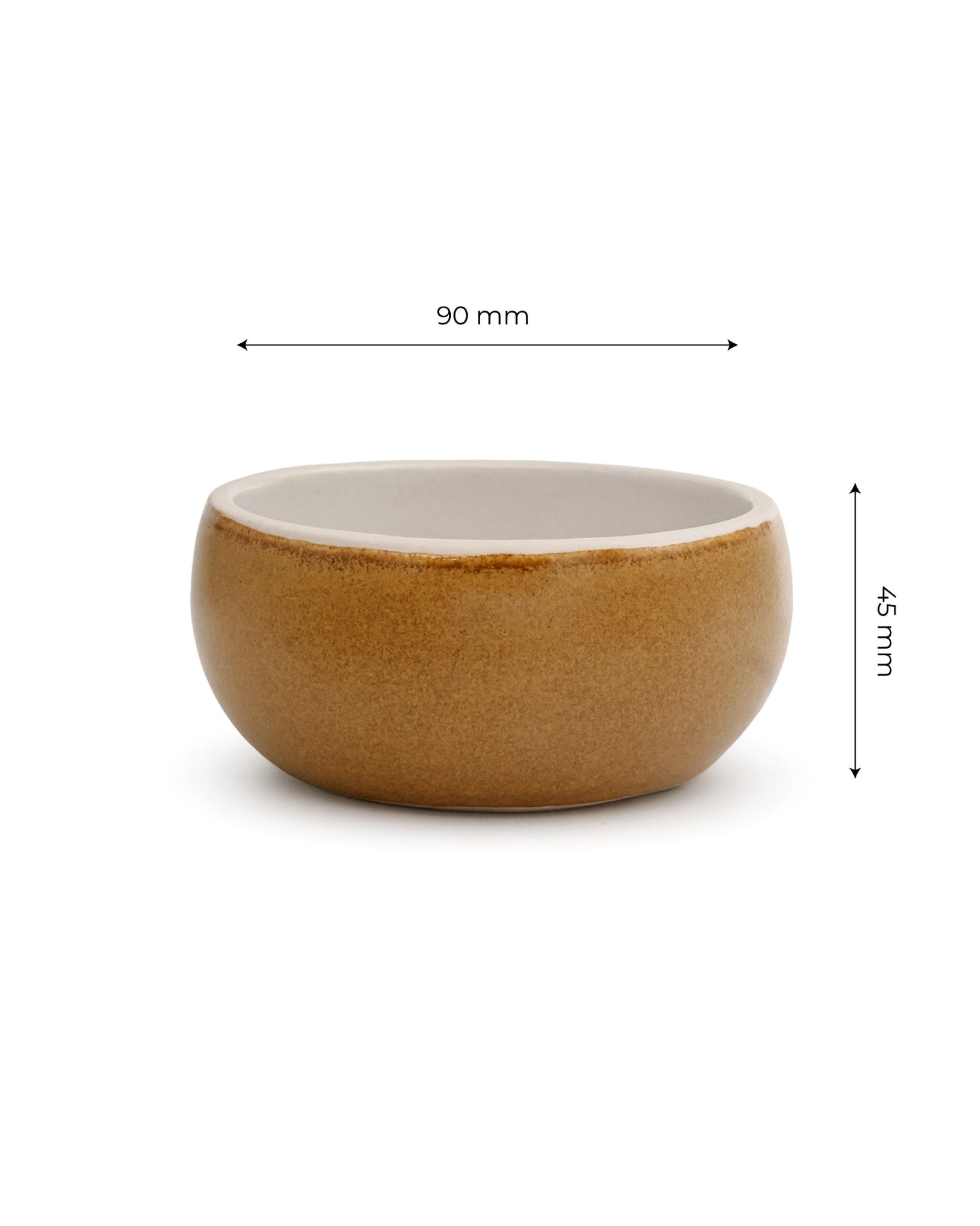 SPICY MUSTARD || Elemental Shades Ramekin Bowl - Set of 6