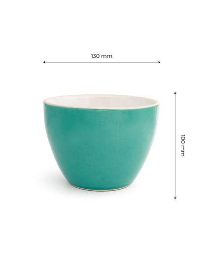 DARK CYAN || Elemental Shades Deep Bowl