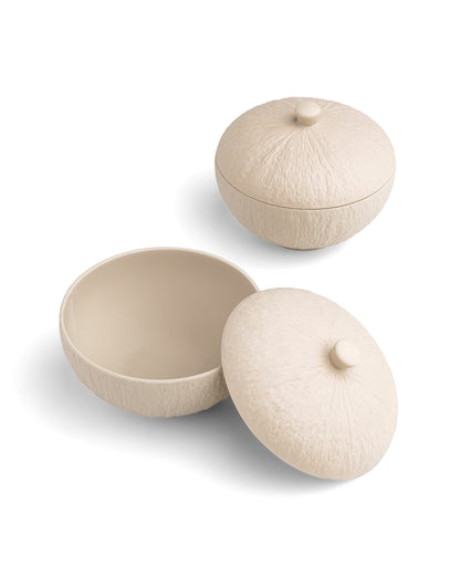 Beige || Vogue - Bowls with Lids